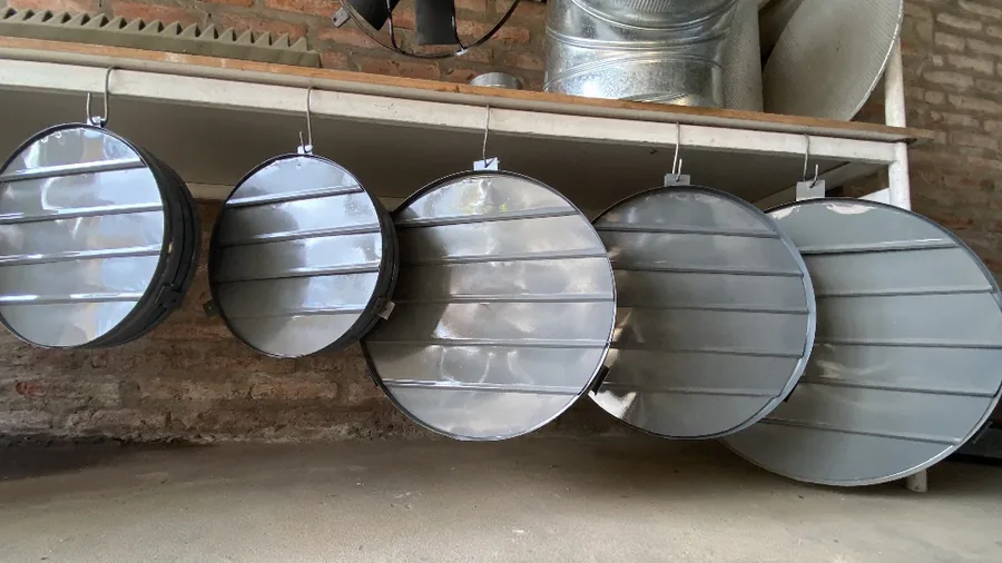Persianas automáticas para salida de aire